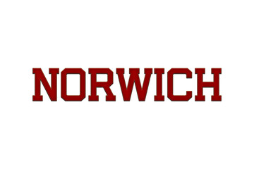 UK city name embroidery logo design