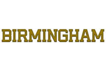 UK city name embroidery logo design