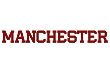 UK city name embroidery logo design