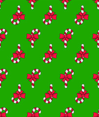 noel candy cane vector seamless christmas background new year ornaments wallpaper 