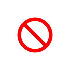Forbidden or Warning Sign