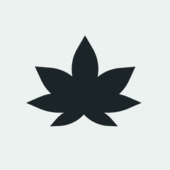 Weed vector icon illustration sign