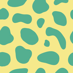 Camouflage seamless pattern background with spots Green stones logo icon sign Abstract design for textile cover Animal leather style Fashion print clothes apparel greeting invitation card flyer poster