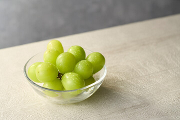 ぬれたマスカット