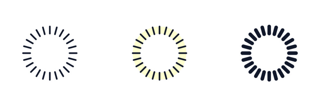 loading icon symbol template for graphic and web design collection logo vector illustration