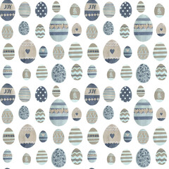 Easter. Set of seamless patterns.