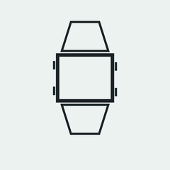 Smart watch vector icon illustration sign