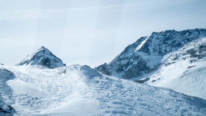 Berge, Schnee, Alpen