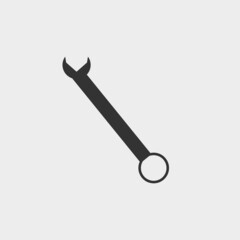 Wrench vector icon illustration sign