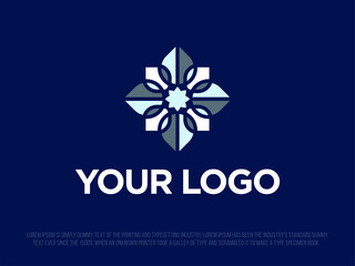 Modern professional logo in the form of an ornament