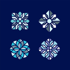 Modern professional logo in the form of an ornament