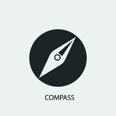 Compass vector icon illustration sign