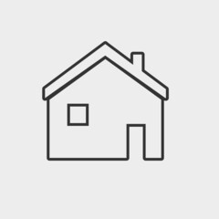 House vector icon illustration sign