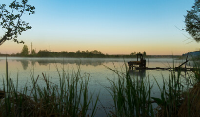 sunrise on the lake