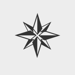 Star vector icon illustration sign