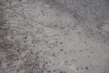 Sand shore seaside view texture details.