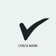 Check mark vector icon illustration sign