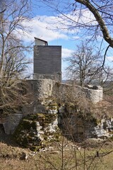 Treuchtlingen - Burg von hinten - hoch