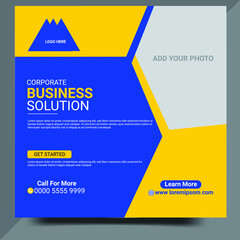 Social Media Post Design Template 