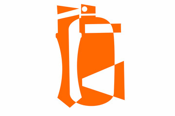 Brush and spray in abstraction