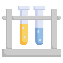 TEST TUBE flat icon,linear,outline,graphic,illustration