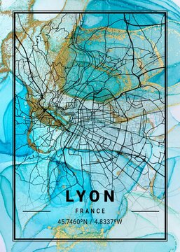 Lyon Horticulture Marble Map