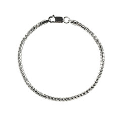 Silver gold jewelry chain bracelet necklace isolated on white