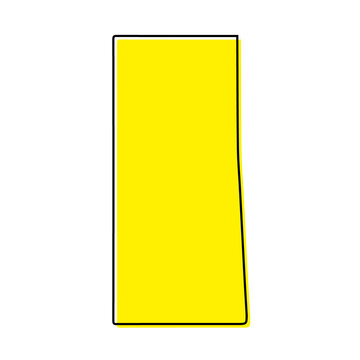 recommend clip art: Simple outline map of Saskatchewan is a province of Canada.