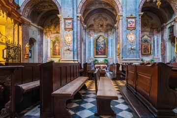 Wnętrze Kościoła Bonifratrów w Krakowie © Michal45