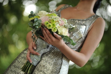 Bouquet of wedding flowers.