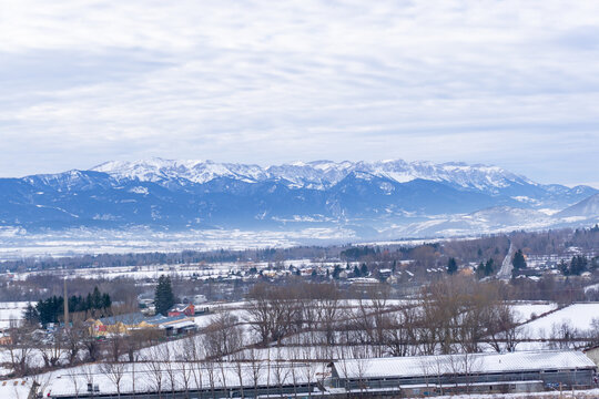 Snowy landscape of the Mountains of the Cad&iacute;-Moixer&oacute; Natural Park in Catalonia