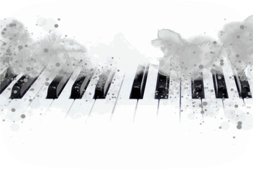 Piano - 10. Music graphic with piano in vector quality. - 490292429