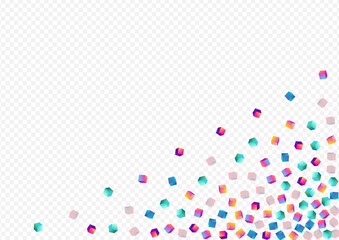 Multicolored Polygon Vector Transparent