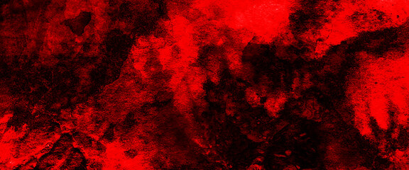 Red background with texture and distressed vintage grunge,  dramatic black and red marbled background texture with grunge streaks and cracks, old distressed dark color paper.