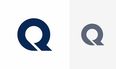 Letter Q logo. Icon design. Template elements. Geometric abstract logos