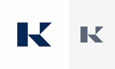 Letter K logo. Icon design. Template elements. Geometric abstract logos