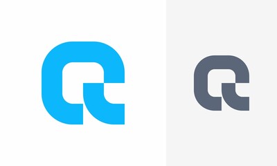 Letter Q logo. Initial Q letter logo icon design. Geometric abstract logos