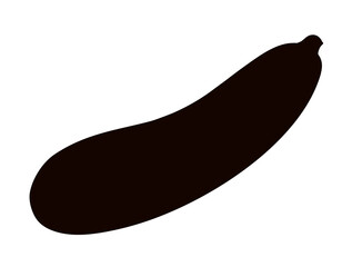 Zucchini gourd. Vector drawing icon