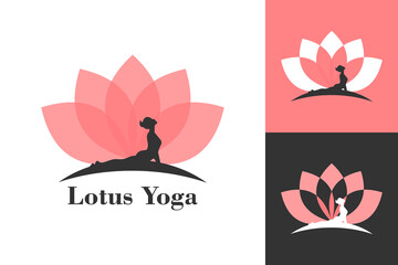 Illustration Vector Graphic of Lotus Yoga Logo. Perfect to use for Yoga Company