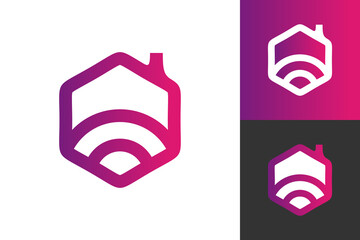 Illustration Vector Graphic of Smart House Logo. Perfect to use for Technology Company