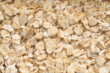 Detailed and large close up shot of cereal.