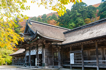 大神山神社奥宮の紅葉