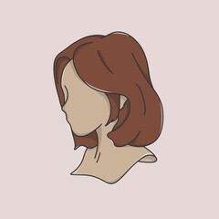 illustration of a woman