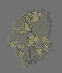 background with flowers