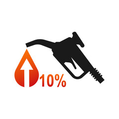 money icon and Fuel cost. Editable Vector. world oil crisis.
