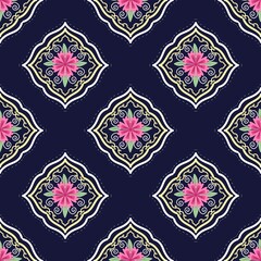 seamless pattern with flowers