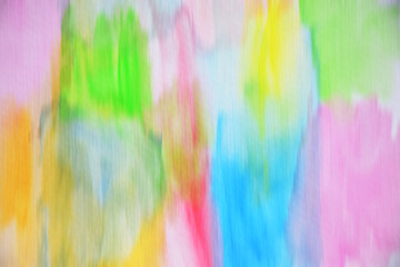 Colorful watercolor blurred for background
