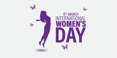 Fototapeta na wymiar vector illustration for international women's day