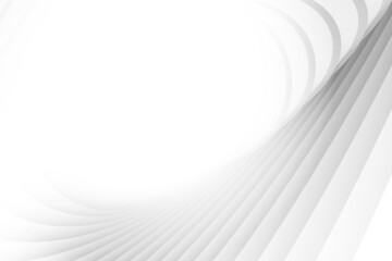 Abstract white and gray color, modern design background with geometric shape. Vector illustration.