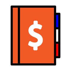 notebook bank icon